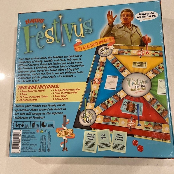 Seinfeld Festivas For The Rest Of Us Board Game Brand New Sealed Box - Picture 2 of 8